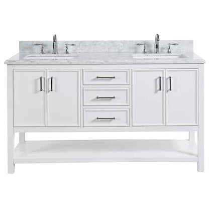 Manhattan White 61" Vanity