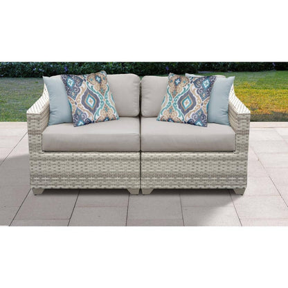 Fairmont Wicker Patio Loveseat