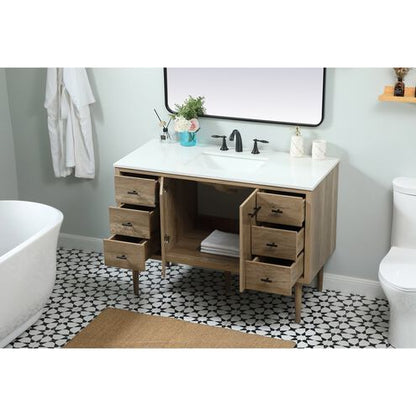 Cyrus Natural Oak 48" Vanity