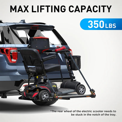 Alum Hitch Wheelchair Carrier