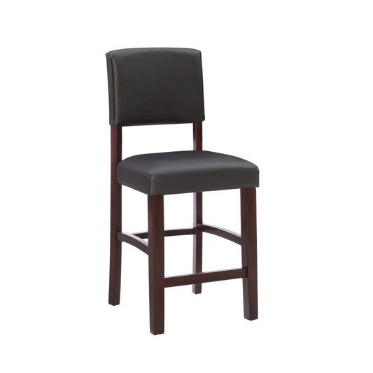 Faux Leather Counter Stool