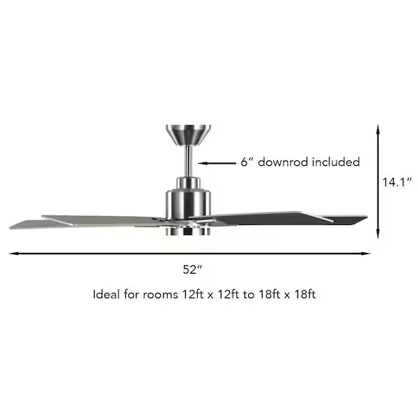 Zandra 52" LED Fan