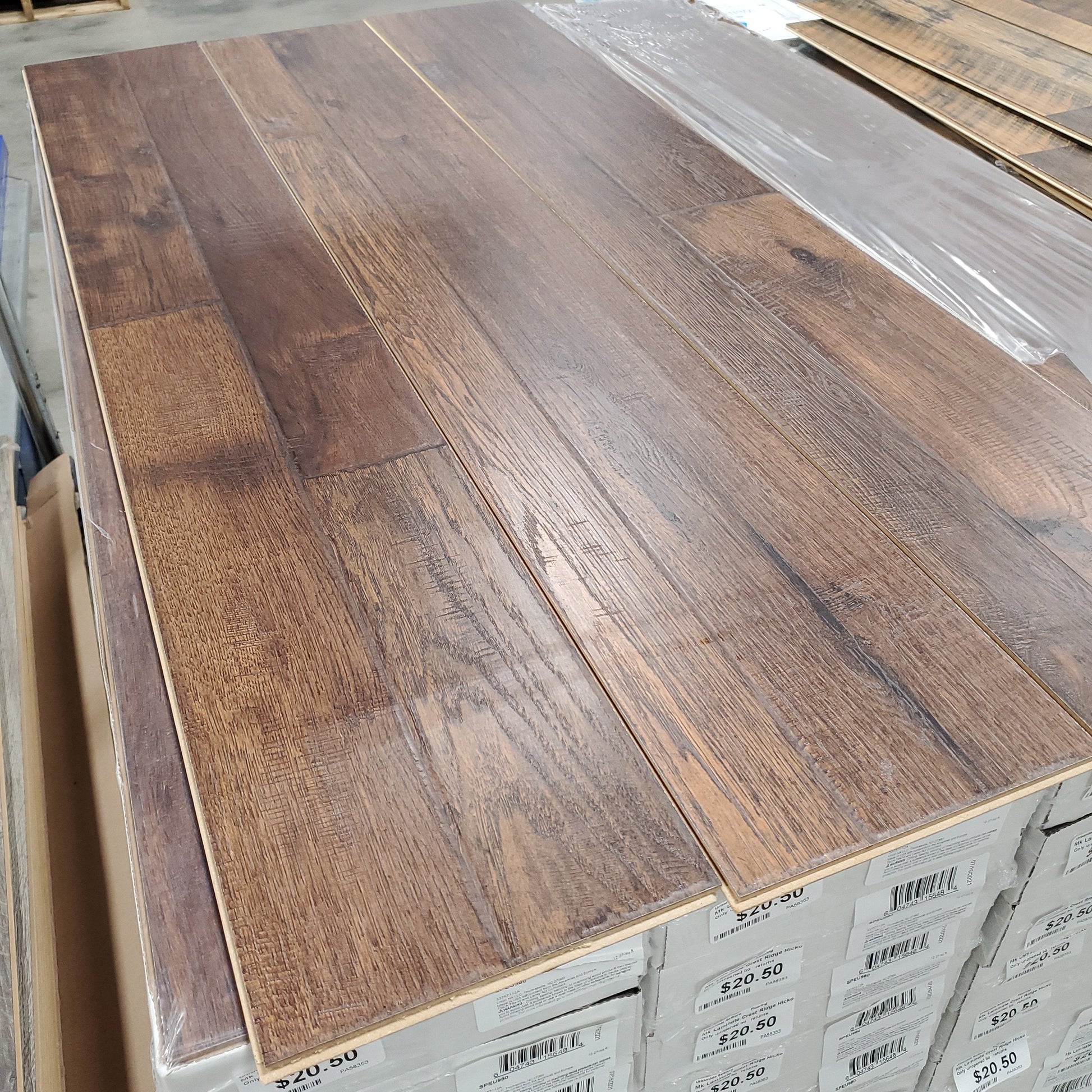 Laminate Flooring Crest Ridge Hickory 12.27 sq ft GDM Habitat for