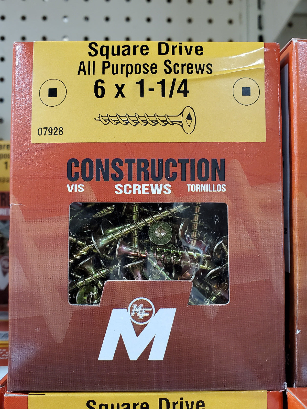Screws - Square Drive #6 1-1/4" Screws
