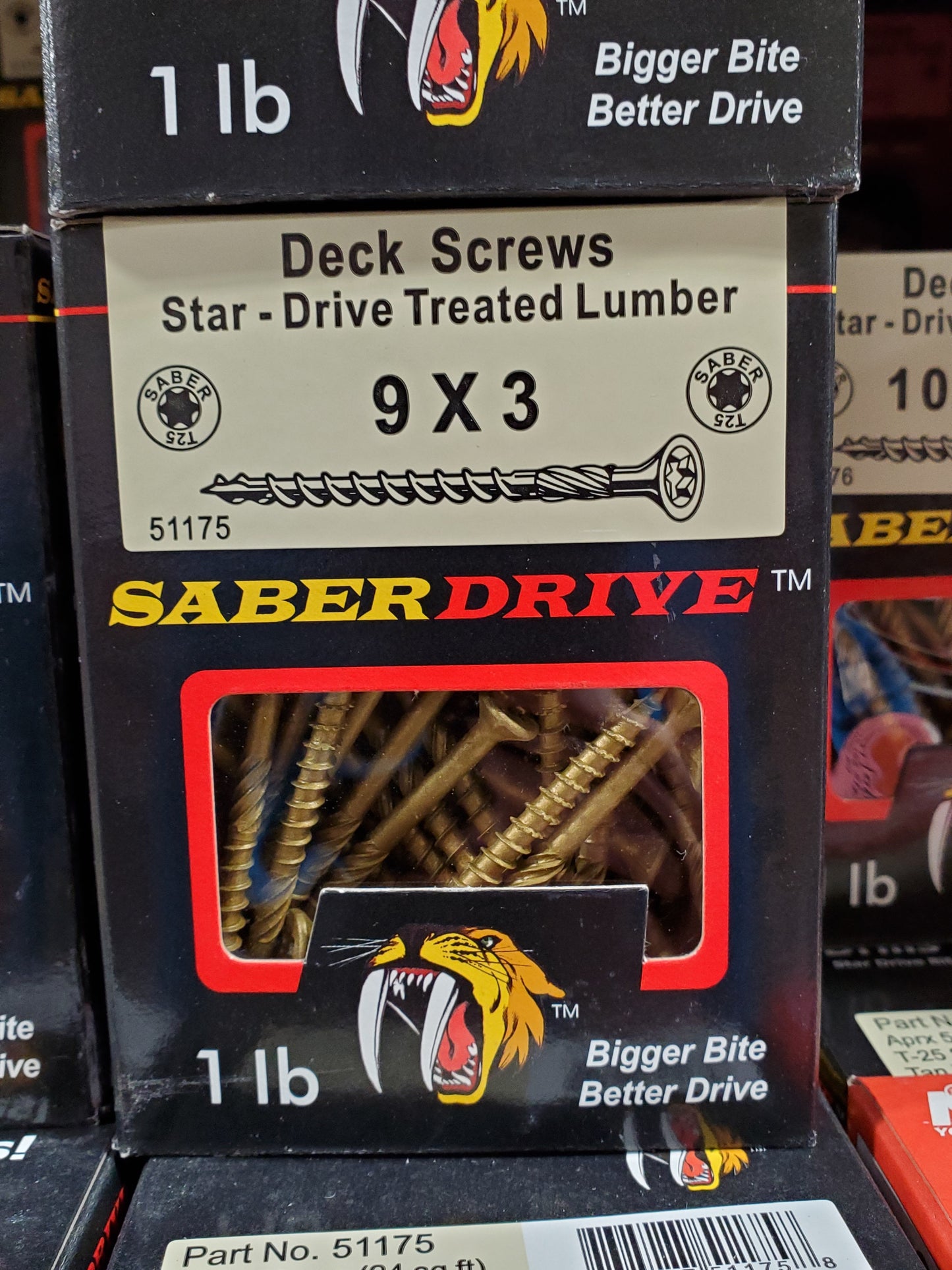 Deck Screws - Star Drive #9 x 3" Tan Screws