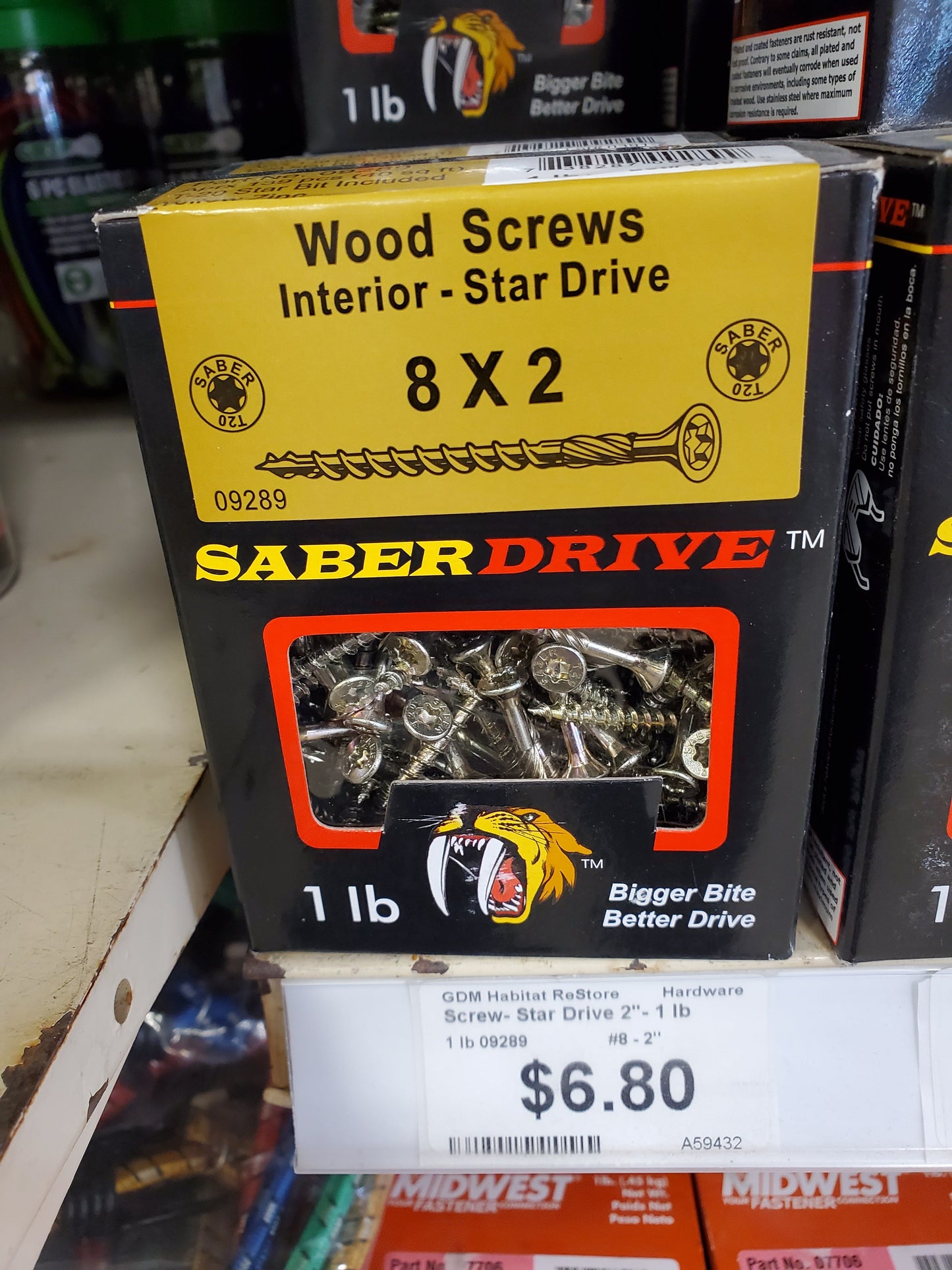 Screw- Star Drive 2"- 1 lb Screws