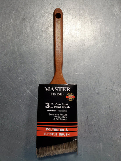 Master Finish Paint Brush 3" Angle