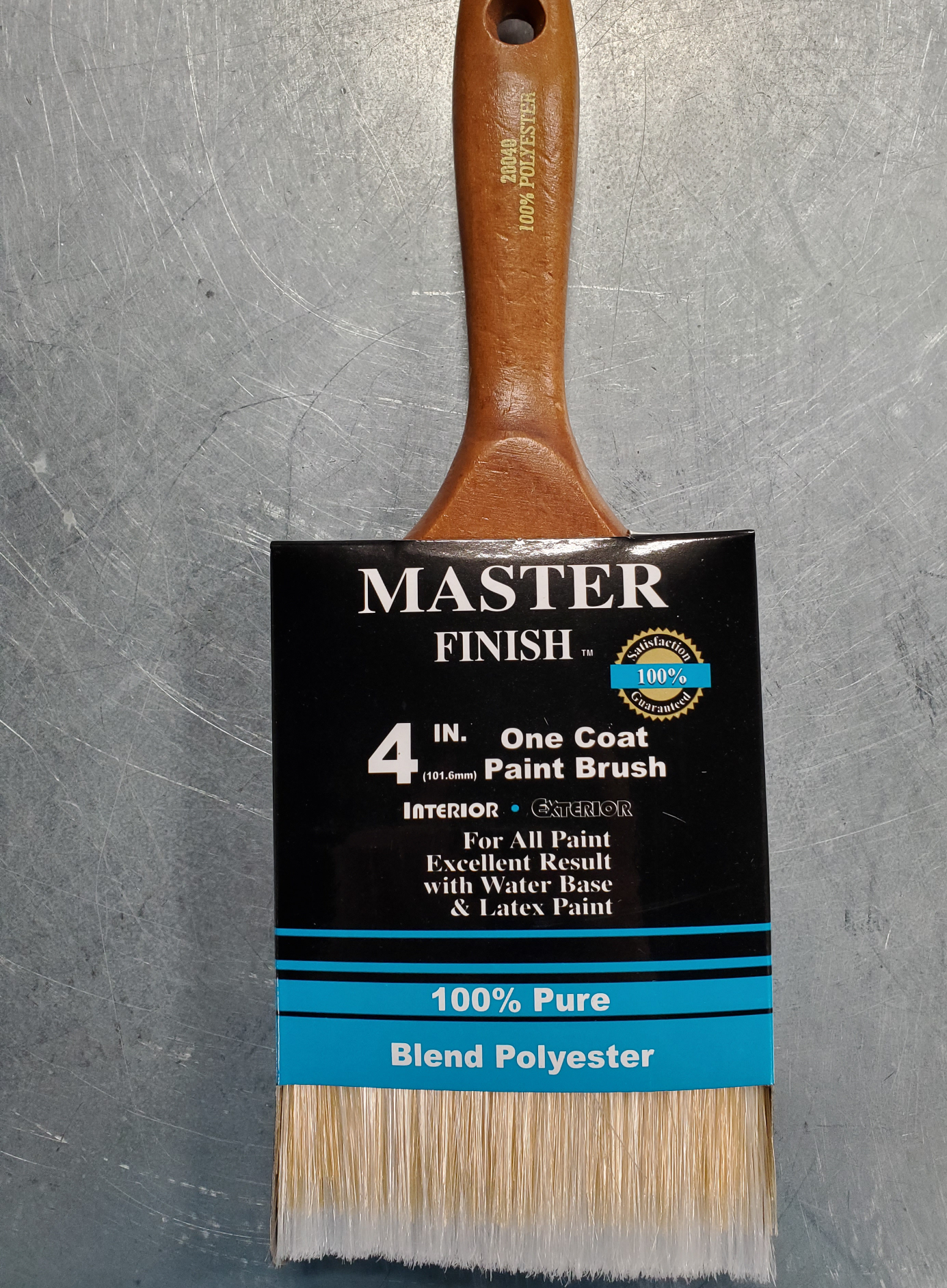 Master Finish Paint Brush 4" Flat