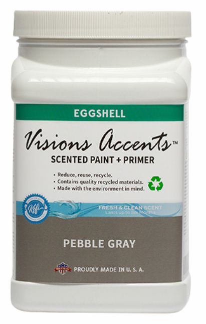 Accents Paint 1/2 Gallon Pebble Gray Semi-Gloss 1/2 Gallon Interior Paint