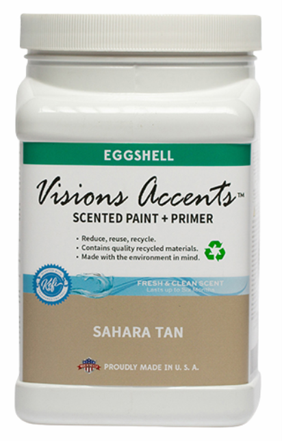 Accents Paint 1/2 Gallon Sahara Tan Eggshell 1/2 Gallon Interior Paint