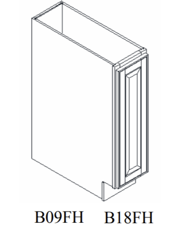 Special Order - 18" Full Height Base Cabinet Arcadia White - B18FH Arcadia White Base Cabinets GHI SPACW Special Order