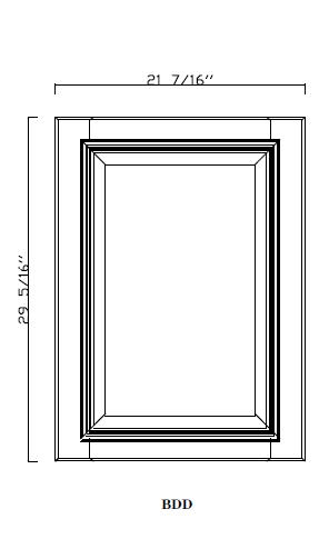 Special Order - Base Deco Door DR Arcadia White Shaker - BDD Arcadia White Deco Door GHI GHI Accessories SPACW Special Order