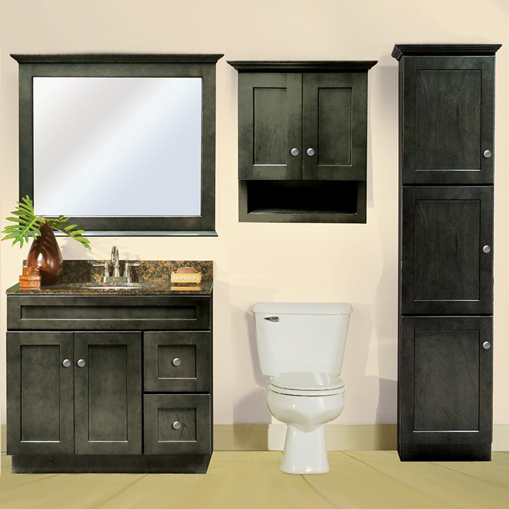 30" x 21" Vanity with Drawers Coastal Gray Bathroom Coastal Gray GHI GHI-INSTORE Vanity Bases