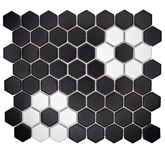 NSW - Dark Daisy Mosaic Tile Wall Tile