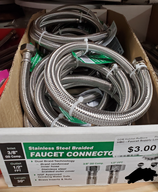 Faucet Supply Lines 30" In store location-set Supply Lines