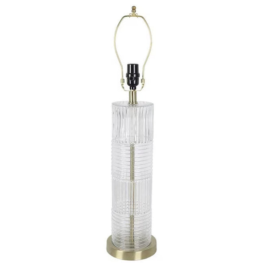 Allen + Roth Pattern Clear Glass Lamp Base Lamps