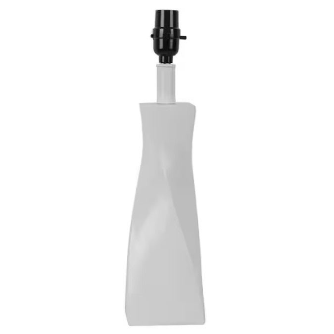 Hampton Bay White Resin Lamp Base DS18032 Lamps