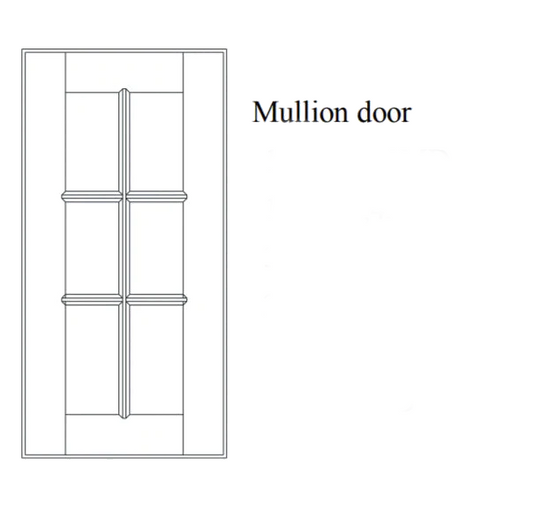 Special Order - 27" x 42" Mullion Door Frontier Shaker - DC2742 Frontier Shaker GHI GHI Accessories Mullion Door Special Order SPFTS