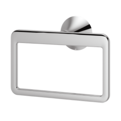 NEW Rectangular Towel Ring - Polished Chrome Bathroom Fixtures