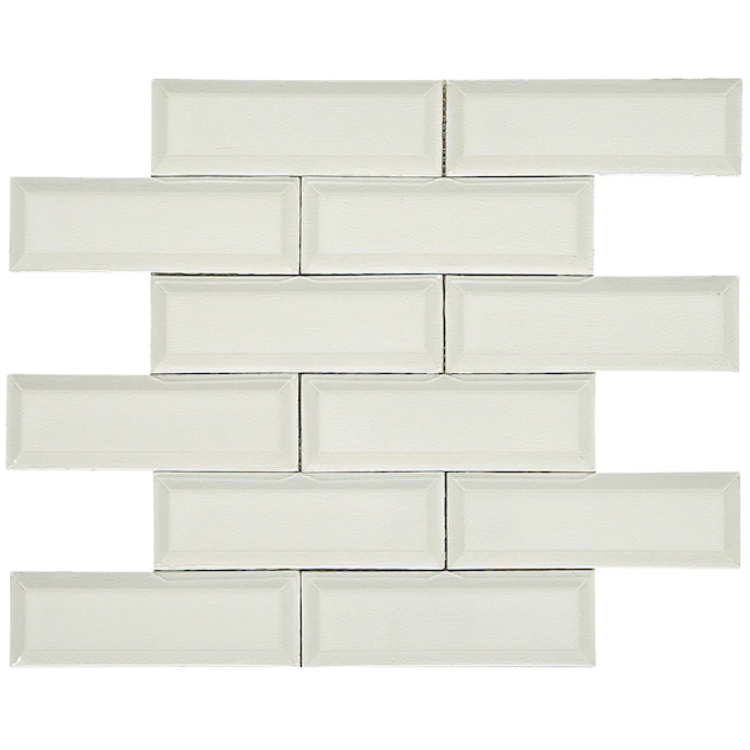 Shell White Glass Mosaic Tile - 10 sq ft - UV03 Mosaic Tile