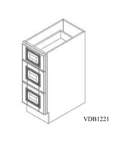 Special Order - 12" x 21" Vanity Base Mojave Shaker - VDB1221 Bathroom GHI Mojave Shaker Special Order SPMJS Vanity Bases